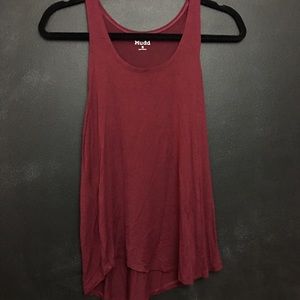Maroon tank top